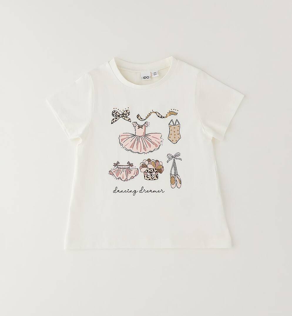 Kız Çocuk 3'lü Kombin Set-Pembe Kolej Ceket, tshirt ve İspanyol Paça Pantolon - 2